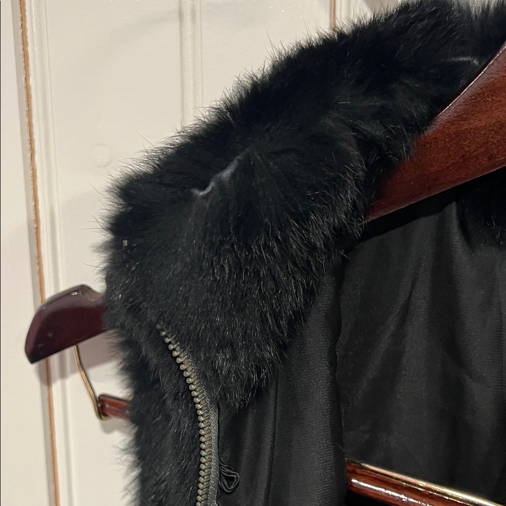 Black Rabbit Fur Vest - Picture 11 of 11